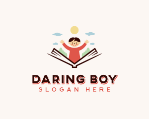 Boy Kindergarten Daycare logo