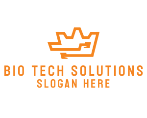 Tech Crown Circuit logo design