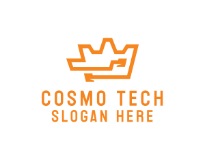 Tech Crown Circuit logo design