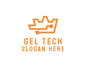 Tech Crown Circuit logo design