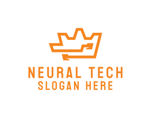 Tech Crown Circuit logo design