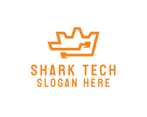 Tech Crown Circuit logo design