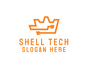 Tech Crown Circuit logo design