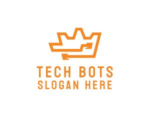 Tech Crown Circuit logo design