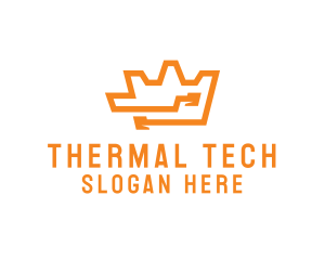 Tech Crown Circuit logo design