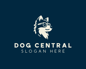 Sunglasses Puppy Dog logo design