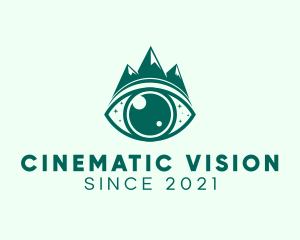 Vision Mountain Eye logo design