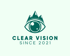 Vision Mountain Eye logo design