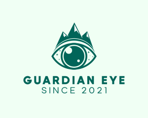 Vision Mountain Eye logo design