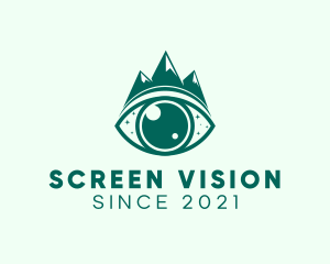 Vision Mountain Eye logo design