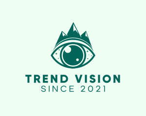 Vision Mountain Eye logo design