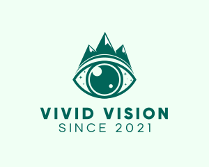 Vision Mountain Eye logo design