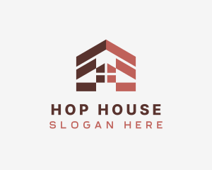 Roof House Repair logo design