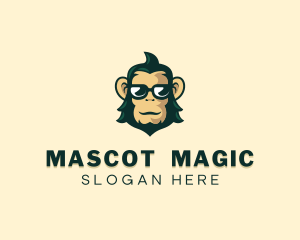 Cool Shades Monkey logo design