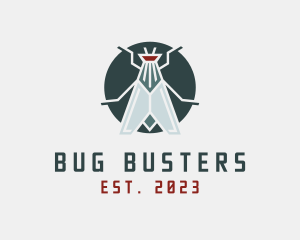 Housefly Pest Control logo design