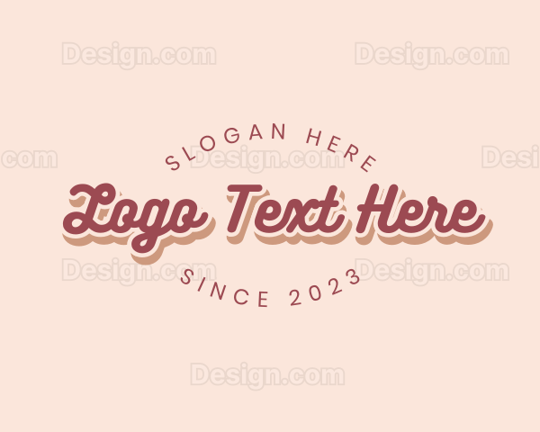 Retro Store Fashion Logo