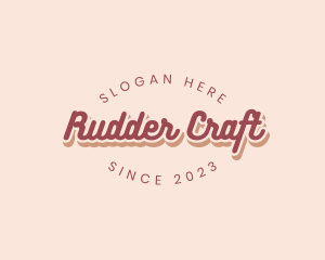 Retro Store Fashion logo design