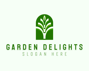 Tree Arborist Garden logo design