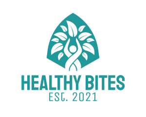 Organic Healthy Active logo design