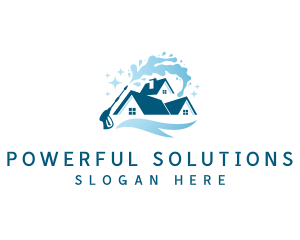 Power Wash Shine Cleaner logo design