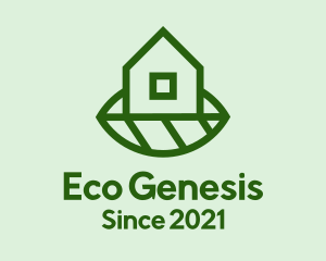 Sustainable Eco Home logo design