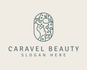 Natural Beauty Fruit logo design