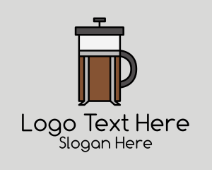 Coffee Maker Line Art logo