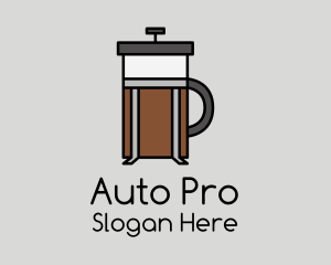 Coffee Maker Line Art logo