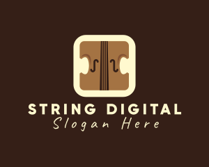 Violin Mobile Application logo design