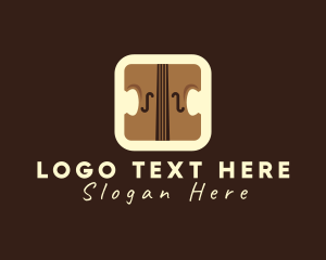 Violin - Violin Mobile Application logo design