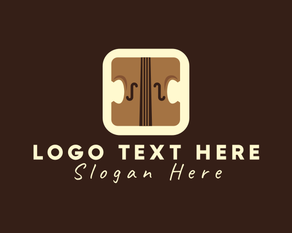 Violin logo example 1