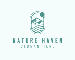 Nature Mountain Travel logo design