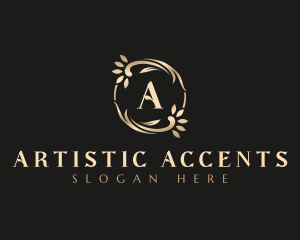 Eco Floral Ornament logo design