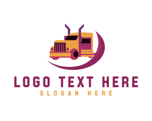 Industrial Freight Truck logo