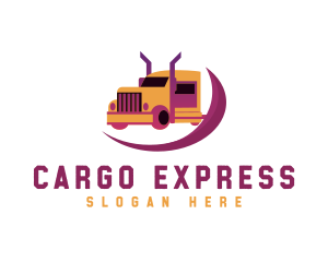 Industrial Freight Truck logo