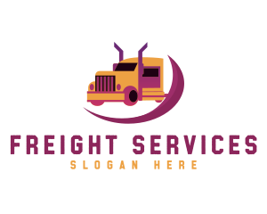 Industrial Freight Truck logo