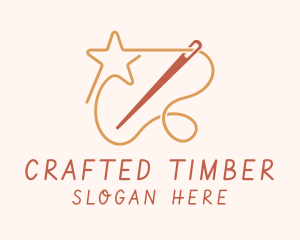 Star Thread Needle logo design