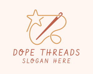 Star Thread Needle logo design