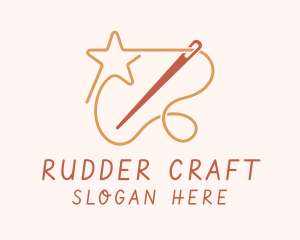 Star Thread Needle logo design