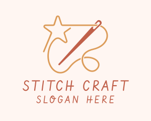 Star Thread Needle logo design