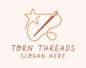 Star Thread Needle logo design