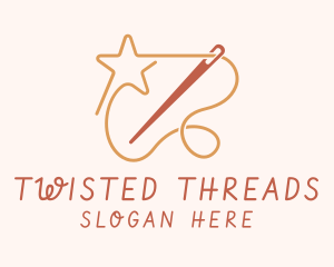 Star Thread Needle logo design