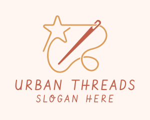 Star Thread Needle logo design