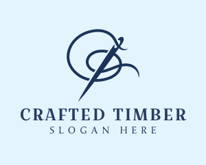 Sewing Needle Stitch logo design