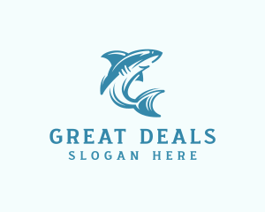 Great Shark Wildlife  logo design