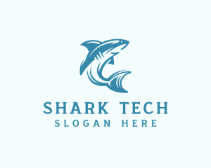 Great Shark Wildlife  logo design