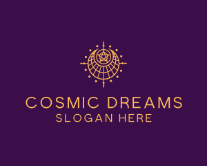 Moon Star Dream Catcher logo design