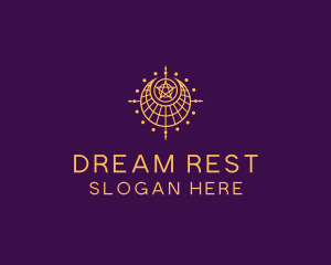 Moon Star Dream Catcher logo design