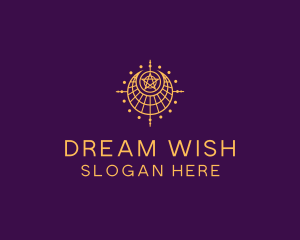 Moon Star Dream Catcher logo design