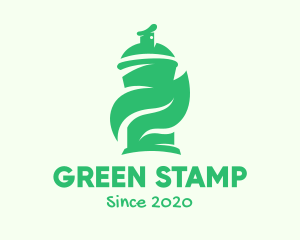 Green Organic Spray Paint logo design